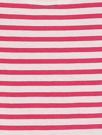 T-shirt a maniche corte a righe