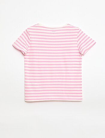 T-shirt a maniche corte a righe