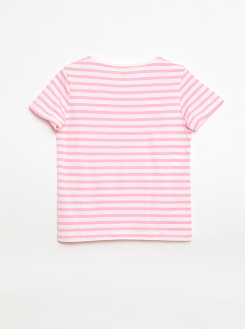T-shirt a maniche corte a righe - Kiabi