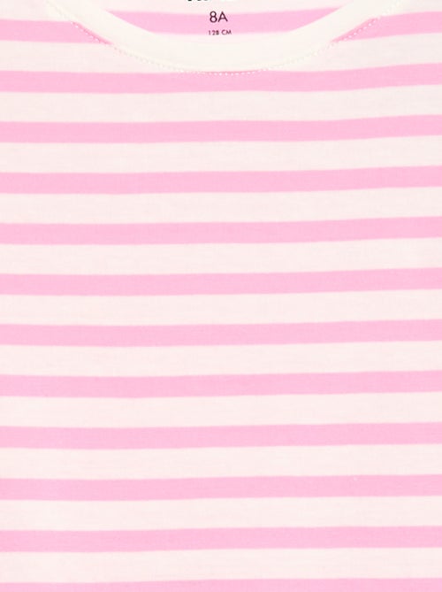 T-shirt a maniche corte a righe - Kiabi