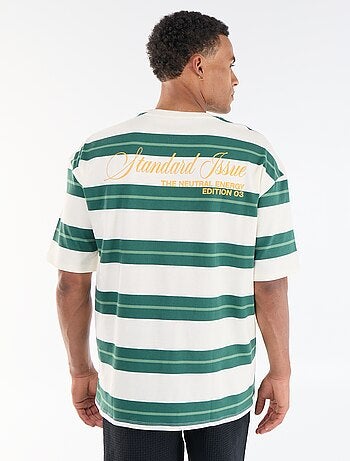 T-shirt a maniche corte a righe