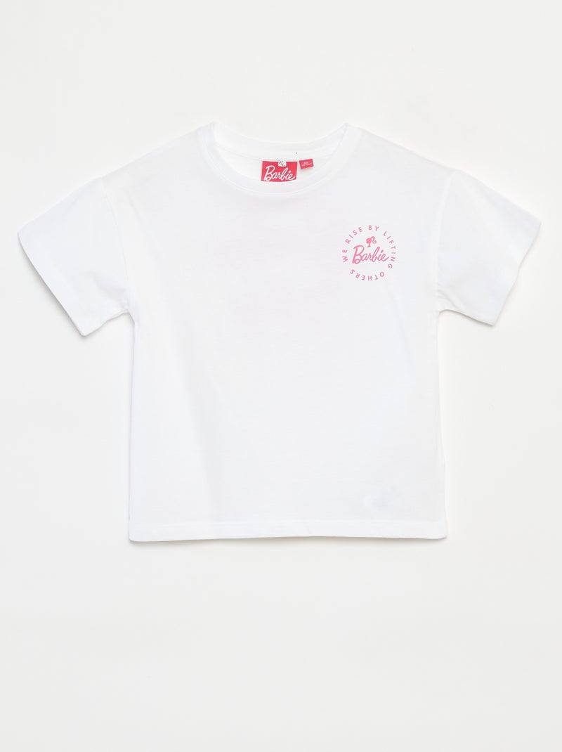 T-shirt a maniche corte 'Barbie' bianco - Kiabi