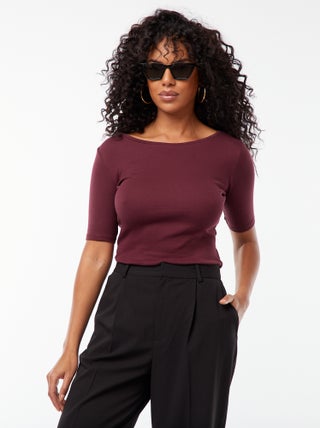 T-shirt a maniche corte basic