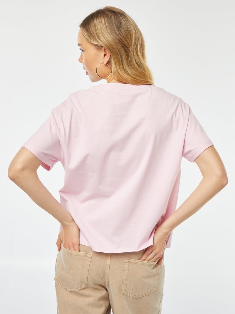 T-shirt a maniche corte 'Blondie' ROSA - Kiabi