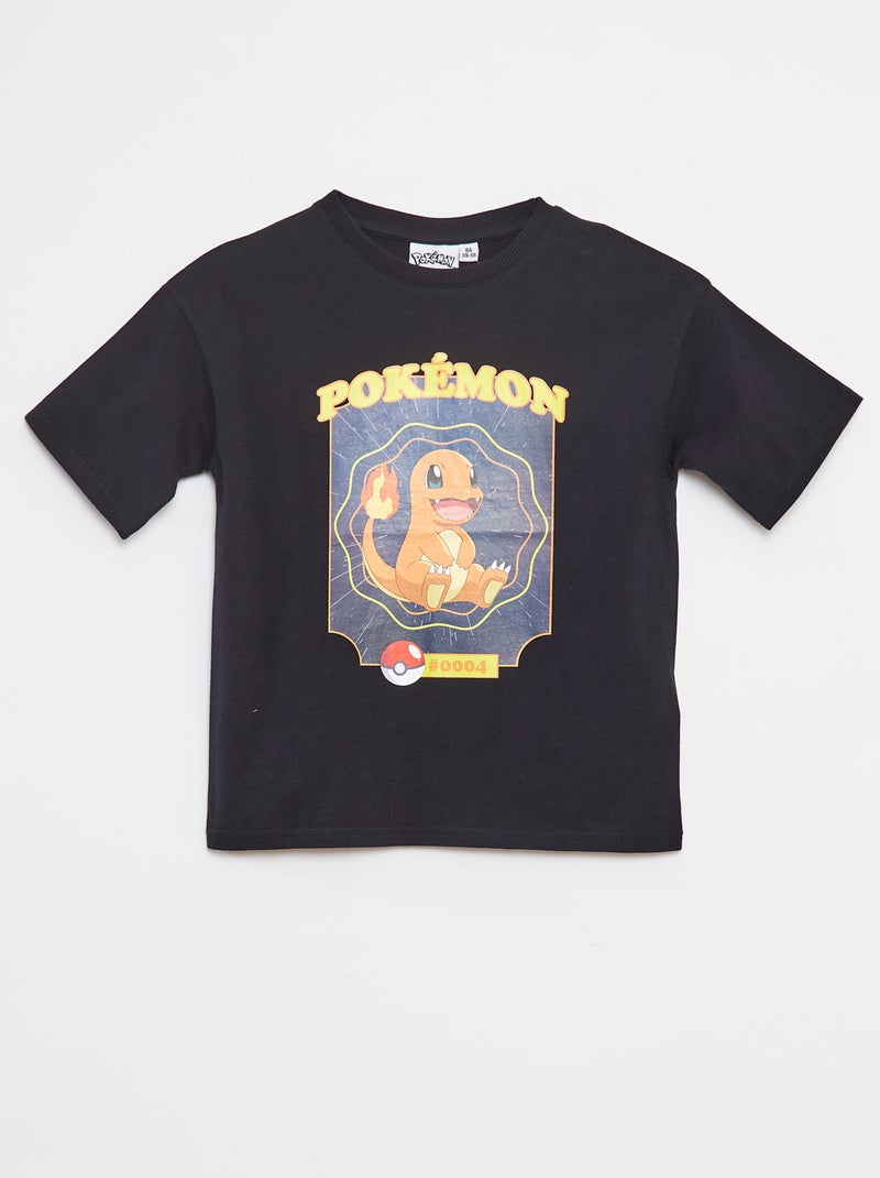 T-shirt a maniche corte Charmander nero - Kiabi