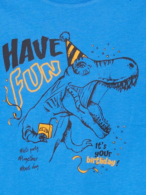 T-shirt a maniche corte 'compleanno' - Kiabi