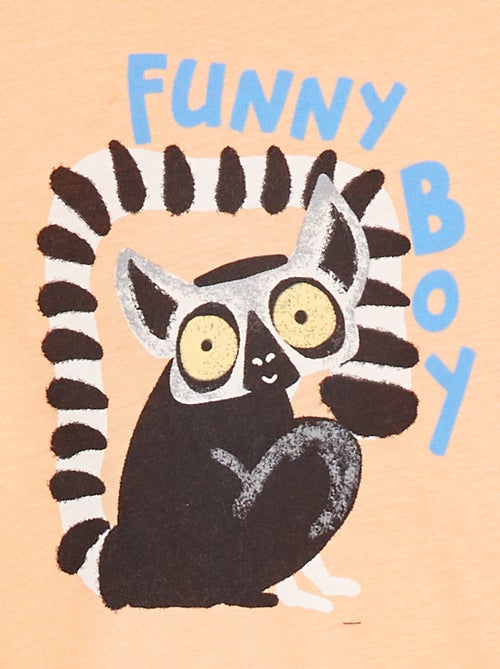 T-shirt a maniche corte con animazione - Kiabi