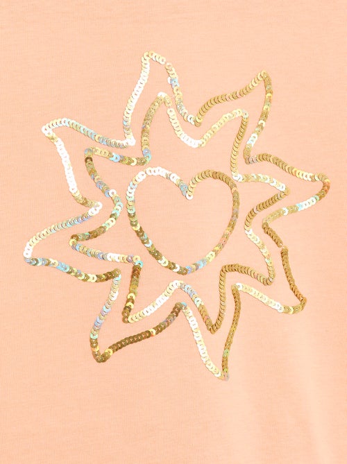 T-shirt a maniche corte con animazione - Kiabi