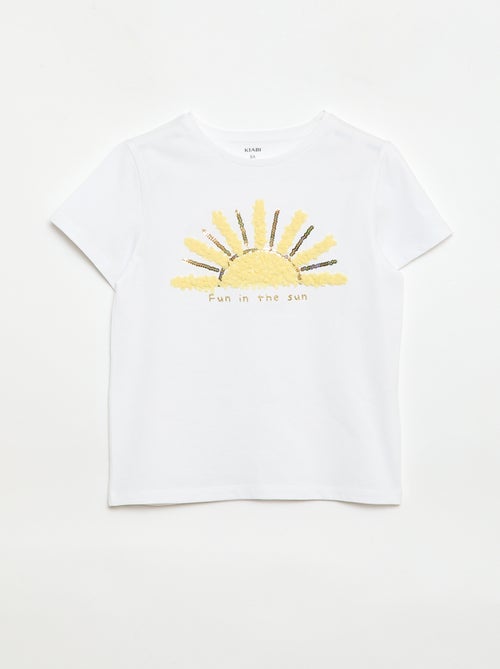 T-shirt a maniche corte con animazione - Kiabi