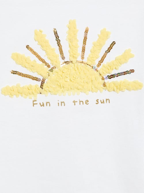 T-shirt a maniche corte con animazione - Kiabi