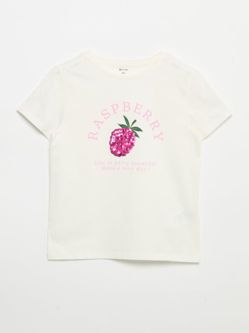 T-shirt a maniche corte con animazione - Kiabi T-shirt a maniche corte con animazione - Kiabi