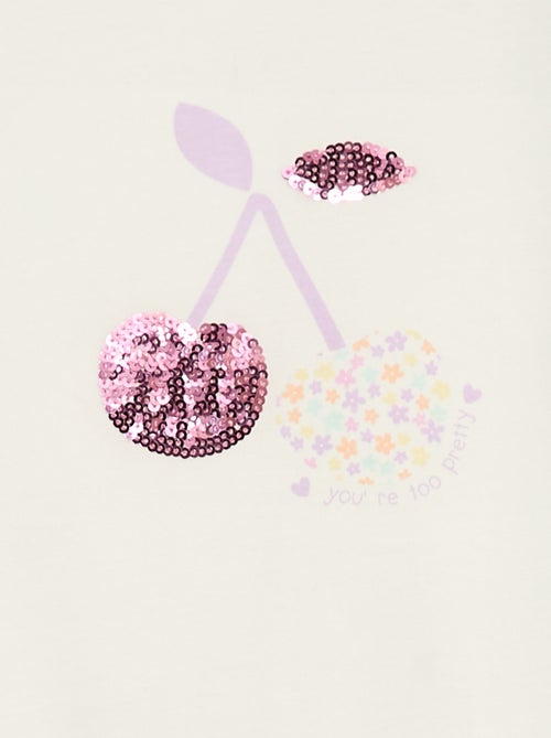 T-shirt a maniche corte con animazione - Kiabi