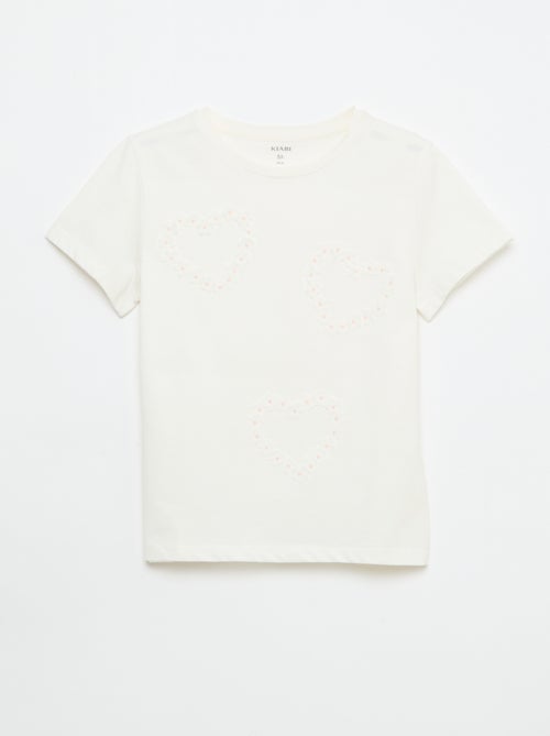 T-shirt a maniche corte con animazione - Kiabi