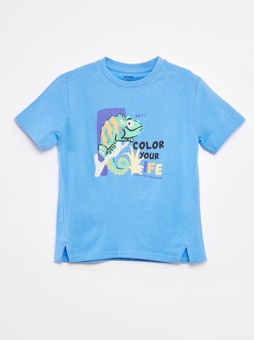 T-shirt a maniche corte con animazione - Kiabi