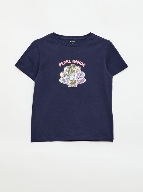 T-shirt a maniche corte con animazione - Kiabi