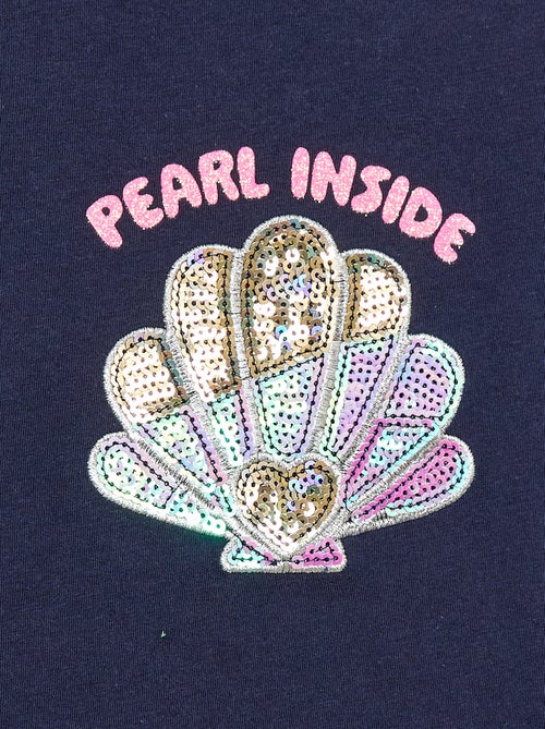 T-shirt a maniche corte con animazione - Kiabi