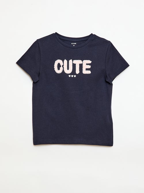 T-shirt a maniche corte con animazione - Kiabi