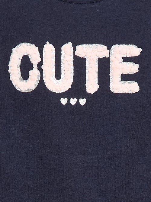 T-shirt a maniche corte con animazione - Kiabi