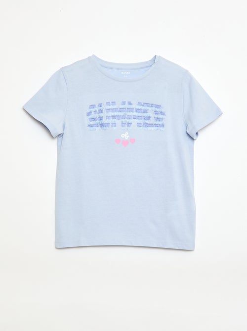T-shirt a maniche corte con animazione - Kiabi