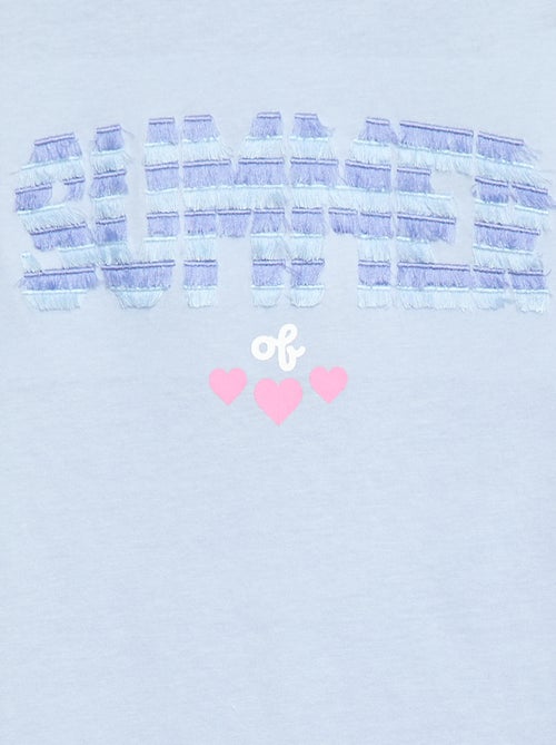 T-shirt a maniche corte con animazione - Kiabi