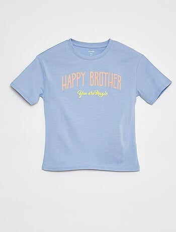 T-shirt a maniche corte con animazione Brother