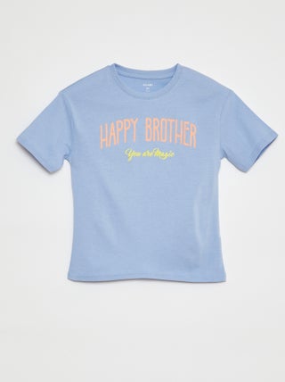 T-shirt a maniche corte con animazione Brother