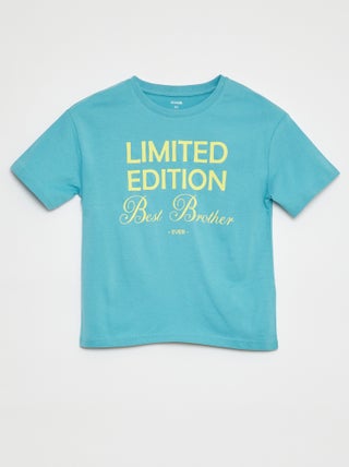 T-shirt a maniche corte con animazione Brother