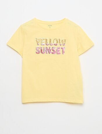 T-shirt a maniche corte con decorazione