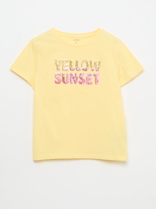 T-shirt a maniche corte con animazione - Kiabi