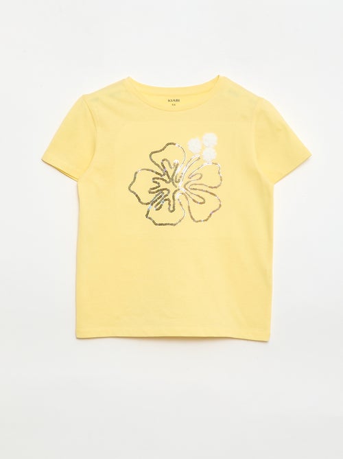 T-shirt a maniche corte con animazione - Kiabi