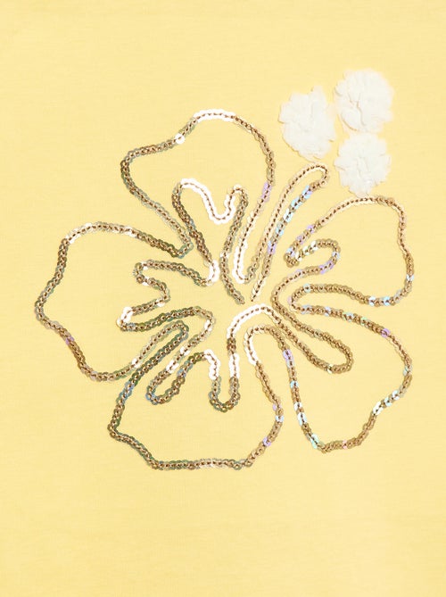 T-shirt a maniche corte con animazione - Kiabi