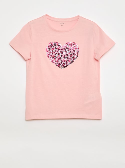 T-shirt a maniche corte con animazione - Kiabi