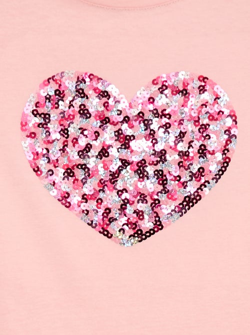 T-shirt a maniche corte con animazione - Kiabi