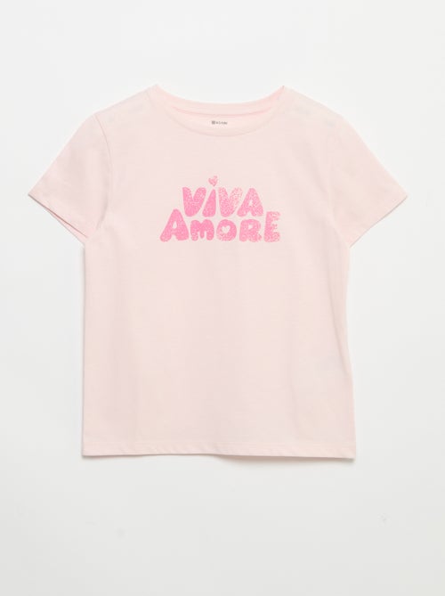T-shirt a maniche corte con animazione - Kiabi