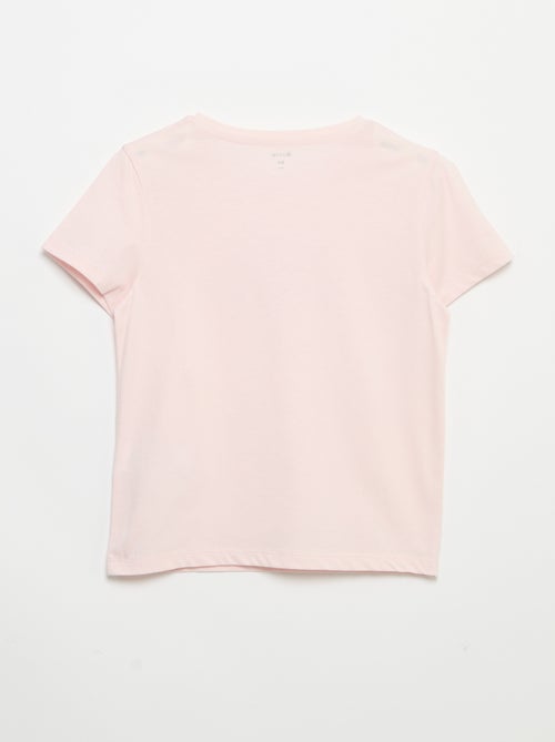 T-shirt a maniche corte con animazione - Kiabi