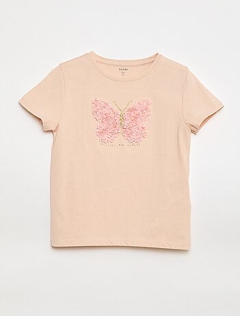 T-shirt a maniche corte con decorazione