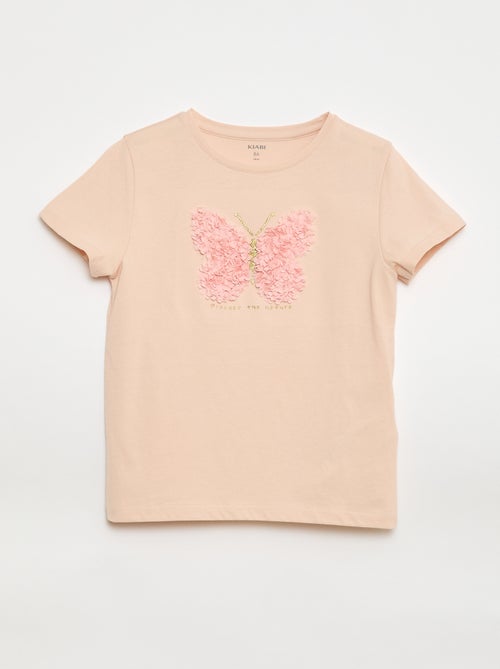 T-shirt a maniche corte con animazione - Kiabi