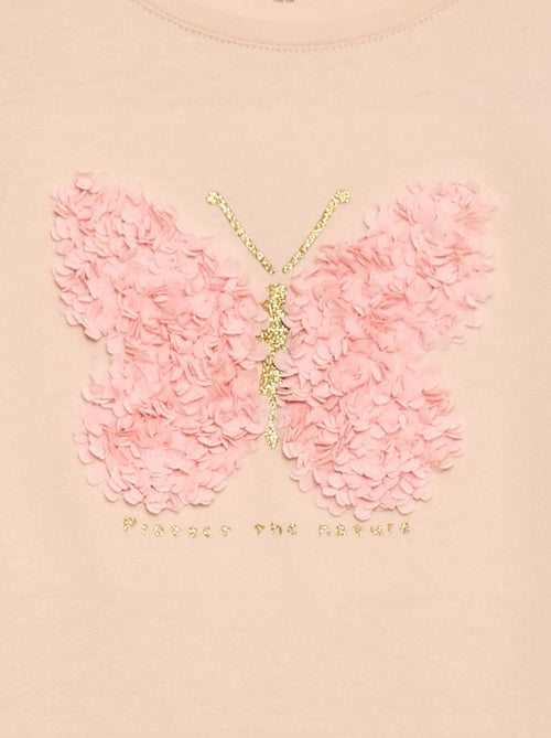 T-shirt a maniche corte con animazione - Kiabi