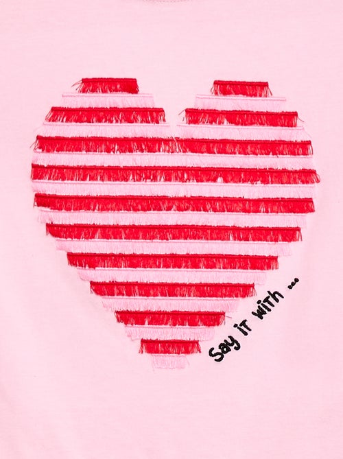 T-shirt a maniche corte con animazione - Kiabi