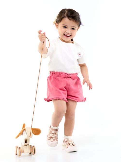 T-shirt a maniche corte con cuore cucito - Kiabi