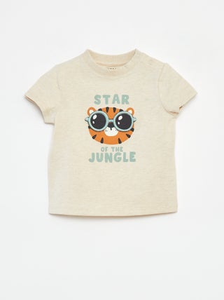 T-shirt a maniche corte con decorazione