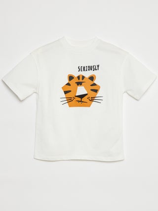T-shirt a maniche corte con decorazione