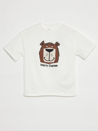 T-shirt a maniche corte con decorazione