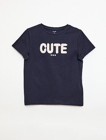 T-shirt a maniche corte con decorazione