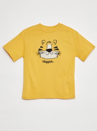 T-shirt a maniche corte con decorazione