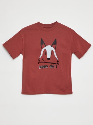T-shirt a maniche corte con decorazione