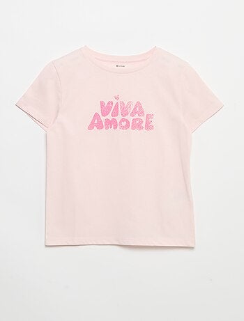 T-shirt a maniche corte con animazione