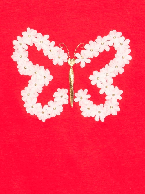 T-shirt a maniche corte con decorazione - Kiabi