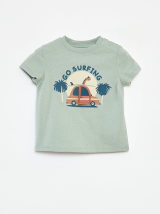 T-shirt a maniche corte con decorazione