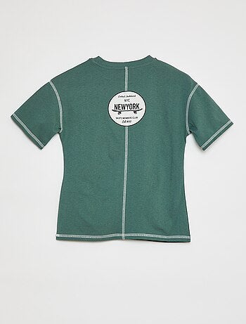 T-shirt a maniche corte con decorazione